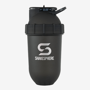 ShakeSphere Tumbler Black Frosted with White Logo 700mls