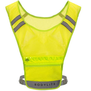 Bodylite LED Reflective Adjustable Running Vest Top