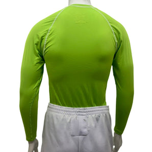 Kooga Rugby Power Baselayer Long Sleeve Top - Lime