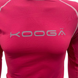 Kooga Rugby Power Baselayer Long Sleeve Top - Pink