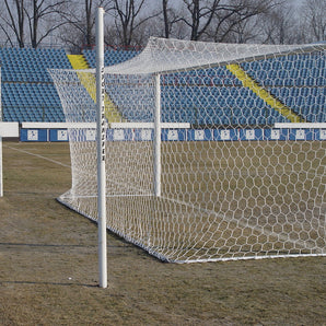 Huck Full Size Box Style Football Goal Nets - Hexagonal Mesh