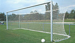 Huck Full Size Box Style Football Goal Nets - Hexagonal Mesh