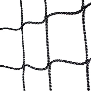 Huck Full Size Box Style Football Goal Net Pair - Diagonal Stripe - 4mm Diameter