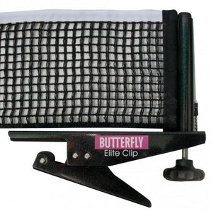 Butterfly Table Tennis Elite Clip Net & Post Set