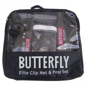 Butterfly Table Tennis Elite Clip Net & Post Set