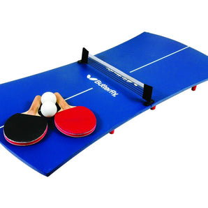 Butterfly Slimline Mini Indoor Table Tennis Foldable Blue 12mm