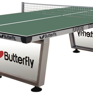 Butterfly Playground Outdoor Table Tennis Table includes Steel net and post set