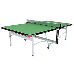 Butterfly Spirit 19 Indoor Table Tennis Table GREEN Includes Butterfly Clip net/post set, bat and ball holder with 2 reverse sponge bats and 3 quality practice balls.