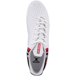 Gilbert Kaizen 3.0 Pace 6 Stud Rugby Boots White