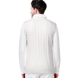 Shrey Cricket Master Knitted Slip Over Vest Jumper Top - Unisex