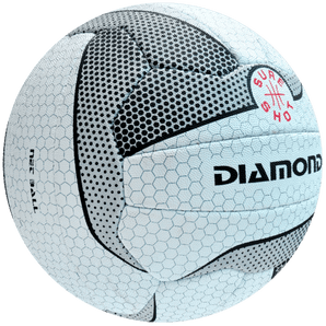 Sure Shot Diamond Match Netball Size 5 - White - Quantity Options.