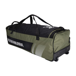 Kookaburra Cricket 4500 Wheelie Bag - Khaki/Black