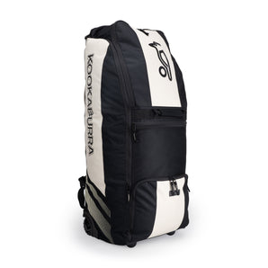 Kookaburra Cricket WD2000 Wheelie Duffle Bag - Black/Bone
