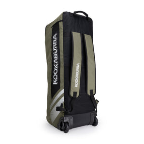 Kookaburra Cricket WD4000 Wheelie Duffle Bag - Khaki/Black