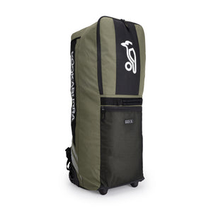 Kookaburra Cricket WD4000 Wheelie Duffle Bag - Khaki/Black