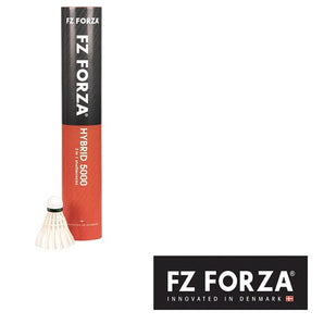 Forza Hybrid Feather Shuttles (Tube of 12) - Speed 78  Sold by Alliance Sports Innovation