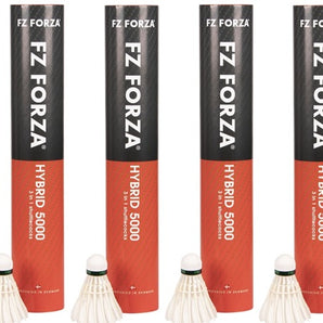 Forza Hybrid Feather Shuttles (Tube of 12) - Speed 78  Sold by Alliance Sports Innovation