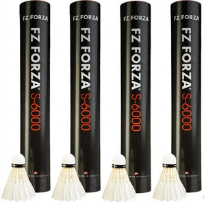 Forza S-6000 Feather Shuttles (Tube of 12) - Speed 77 or 78  Sold by Alliance Sports Innovation