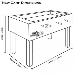 Roberto NEW CAMP IRON LEGS TABLE FOOTBALL  Sold by Alliance Sports Innovation