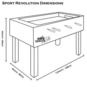 Roberto SPORT REVOLUTION TABLE FOOTBALL Sold by Alliance Sports Innovation