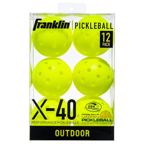 Franklin Outdoor X-40 Pickleball Balls - Vellum