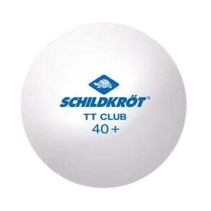 Donic-Schildkröt Table Tennis Ball 2-T Club, poly 40+ quality, Box of 120 Balls