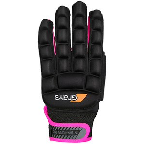 Grays Hockey International Pro Gloves - Black Pink