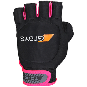 Grays Hockey Touch Gloves - Black Pink