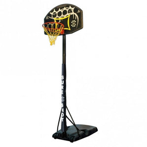 Sure Shot U Just Basketball Unit with Coloured Backboard and Pole Padding - Full-size unit with a height adjustment system that allows height to be set up to the official 10’ - Sold By Alliance Sports Innovation.