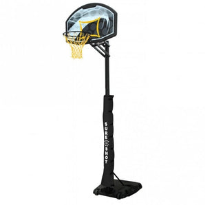 Sure Shot Quick Adjust Basketball Unit With Coloured Backboard and Pole Padding Sold By Alliance Sports Innovation.