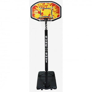 Sure Shot 514R Game Basketball Unit with Coloured Backboard and Pole Padding - Full size unit with telescopic height adjustment system. Sold By Alliance Sports Innovation.