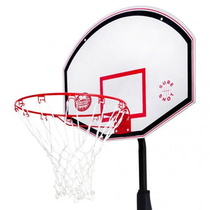 Sure Shot Easi Shot Portable Basketball Hoop and Stand, White Backboard, Adjustable 1.2 m to 3.05 m Official Height With Pole Padding Sold By Alliance Sports Innovation.