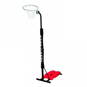 Sure Shot 555 Easidual Portable Combo Basketball / Netball Unit with Pole Padding. Sold By Alliance Sports Innovation.