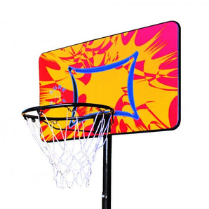 Sure Shot Little Shot Portable Basketball Hoop and Stand, with Coloured Backboard, Adjustable 1.6m to 2.25m Sold By Alliance Sports Innovation.