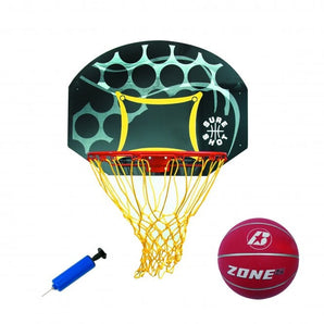 Sure Shot Junior Backboard & Ring Set - Coloured Backboard.  Suitable for age 6+  (with Ball & Pump option). Sold By Alliance Sports Innovation.