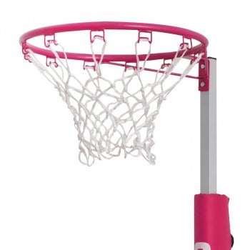 Netball Court Spring Pink Sure Shot 66508 Easiplay Junior Netball Unit PINK with Pole Padding ...