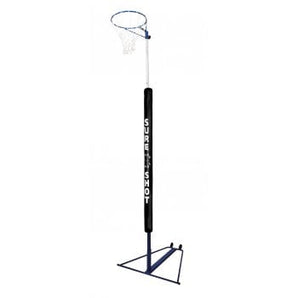 Sure Shot 510 Telescopic Netball Unit with Pole Padding. Sold By Alliance Sports Innovation.