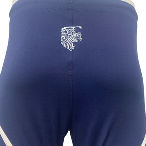 Alliance Sports Junior Lycra Baselayer Shorts - Navy / White