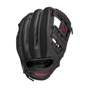 Wilson A200-BR A200 Youth 10in Glove - Black/Red.   Sold by Alliance Sports Innovation