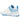 Gilbert Netball Impact Kids Court Shoe Trainer - White Blue