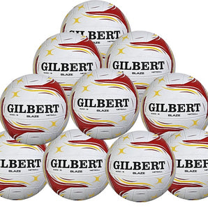 Gilbert Blaze Match Netball - 10 Pack