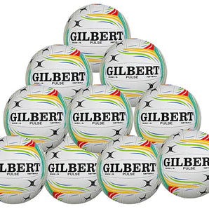 Gilbert Pulse Match Netball - 10 Pack