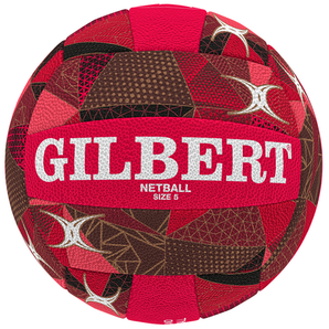 Gilbert England Supporter Netball Ball - Size 5