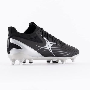 Gilbert Quantum Pace Pro Soft Ground Rugby Boots - Black