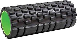 Schildkröt Fitness Massage Foam Roller, Myofascial Roller, Black Green