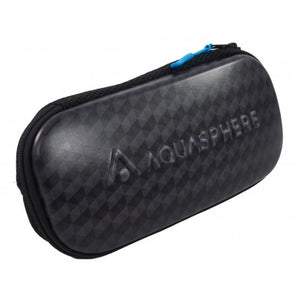 Aquasphere Swimming Mask Case - Black/Light Blue