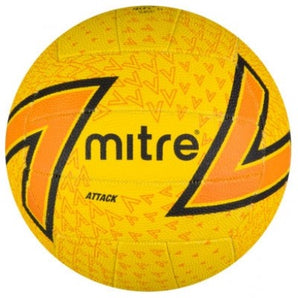 Mitre Attack 18 Panel Netball Orange Size 5 Quality Options. Sold by Alliance Sports Innovation