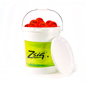 Zsig Red Stage MP8 Tough Guy 8cm Ball Bucket of 4 Dozen (48)