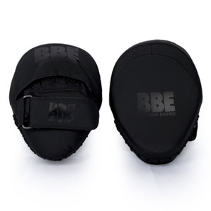 BBE Boxing Matte Black Curved Boxing Hook & Jab Hand Pads