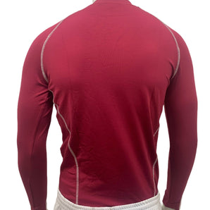 Alliance Sports Elite Compression Baselayer Long Sleeve Top - Maroon